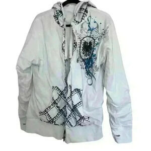 Unisex Reversible Zip  Up Hoodie